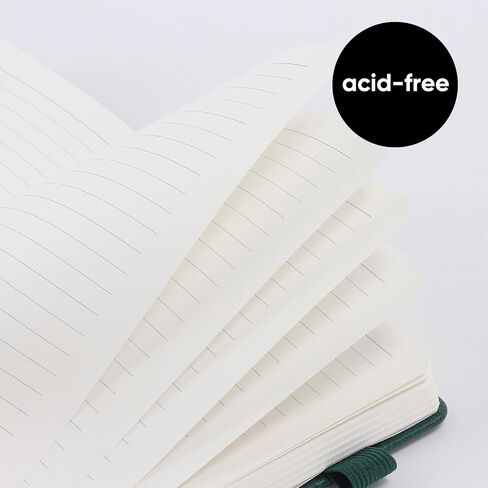 Lined Journal Notebooks with Pen Loop, Hardcover Notebook Journal for Work, 100Gsm Premium Thick Paper with Inner Pocket, Medium 5"x8.25", (Purple) in Saudi Arabia