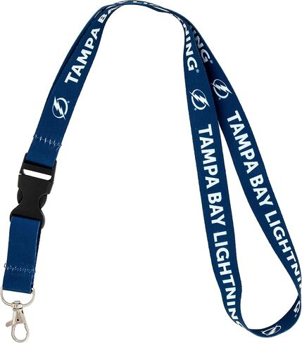 Desert Cactus Tampa Bay Lightning NHL National Hockey League Car Keys ID Badge Holder Lanyard Keychain Detachable Breakaway Snap Buckle (Lanyard 1 - Blue) in Saudi Arabia