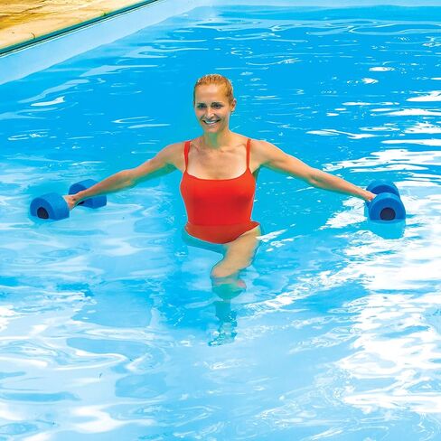 معدات تمارين Aqua Fitness - اللياقة البدنية والتعافي والتدريبات منخفضة التأثير - معدات متعددة الاستخدامات للتمارين عالية ومنخفضة الكثافة - للأعمار من 14 عامًا فما فوق in Kuwait