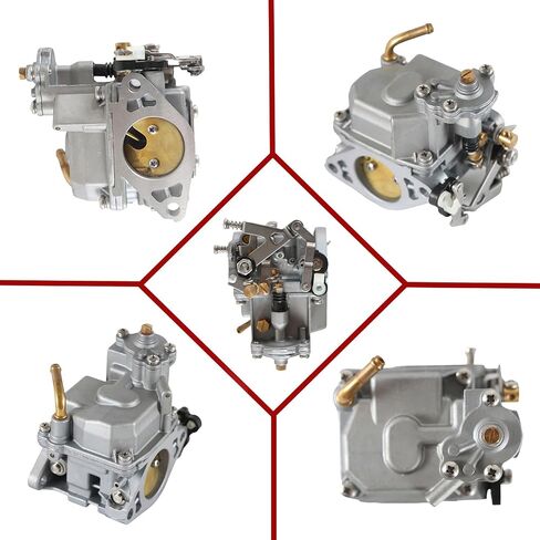 مجموعة مكربن ​​القارب 3303-895110T01 مناسبة لأجزاء ما بعد البيع لمحرك مارينر 8HP 9.9HP رباعي الأشواط، استبدل OE 3303-895110T01 3303-895110T11 in Saudi Arabia