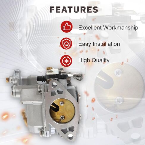 مجموعة مكربن ​​القارب 3303-895110T01 مناسبة لأجزاء ما بعد البيع لمحرك مارينر 8HP 9.9HP رباعي الأشواط، استبدل OE 3303-895110T01 3303-895110T11 in Saudi Arabia
