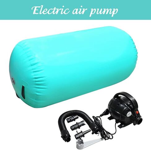 Air Barrel Back Roller Inflatable Tumbling Mat with Electric Pump,Tumble Track Gymnastic Equipment Exercise Mats for Home Use,Gym Training,Cheer leading,Yoga… in Kuwait