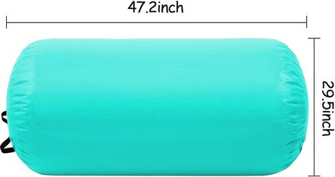 Air Barrel Back Roller Inflatable Tumbling Mat with Electric Pump,Tumble Track Gymnastic Equipment Exercise Mats for Home Use,Gym Training,Cheer leading,Yoga… in Kuwait