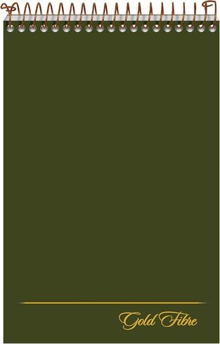 Ampad Gold Fibre Steno Book, 6" x 9", Gregg Rule, Gray Cover, 100 Sheets (20-808R) in Saudi Arabia