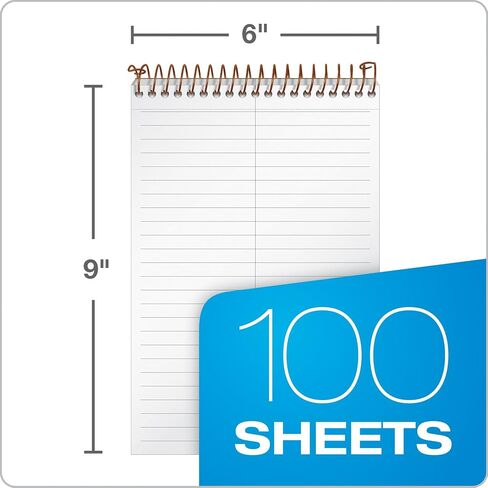 Ampad Gold Fibre Steno Book, 6" x 9", Gregg Rule, Gray Cover, 100 Sheets (20-808R) in Saudi Arabia