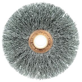 Weiler 15553 3" Crimped Wire Wheel, .0104" Steel Fill, 1/2" Arbor Hole, Made in The USA (Pack of 10)