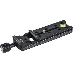 Andoer 140mm Nodal Slide Rail Quick Release Plate Clamp Adapter for Arca Swiss Photography Accessories