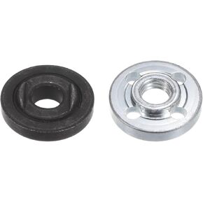 HARFINGTON rotary tool Flange Lock Nut Set M10 x 30mm Inner Outer Splints Motor Shaft Coupler Saw Blade Flange Nut