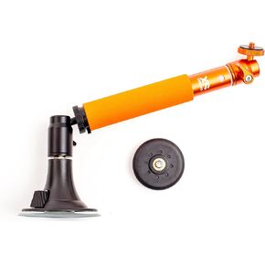 Fix/Tilt & Shoot Camera Mount System, Magnet and Suction Mounts, Detachable Angle Adjuster, Telescopic Pole, Fits All Nikon, Canon, Digital Cameras, Camera Mounts, Camera Accessories (Black)