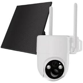 LIWAN 4G LTE Cellular Security Camera, Unlimited Data Plan, Sloar No WiFi Security Camera Wireless Outdoor, Human Detection, 2K Color Night Vision, 2-Way Talk, Built in SIM Card and 32G Memory Card