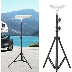 Portable Tripod Mount for Starlink Mini, Adjustable Tripod Stand with 1/4'' Screw Adapter for Starlink Mini Dish, Tripod Mounting Kit for Star Link Mini