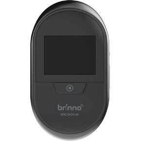 Brinno Duo Front Door Peephole Camera SHC1000W - Smart Home Security System with Mobile and Live Feed - Dual Image Storage with Data Privacy - No Fees, Quick, Easy Installation, Theft-Proof Design