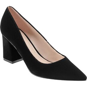 Marc Fisher LTD Women's Zala Pump, Black Velvet 001, 10