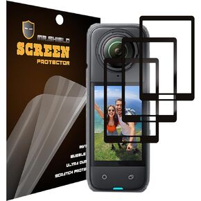 Mr.Shield Screen Protector compatible with Insta360 X4 (TPU Curved) [3-PACK] (TPU Material)