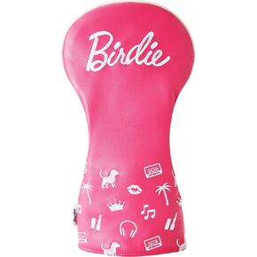 Shanker Golf Putter Cover - Birdie Funny Mallet Pink Putter Cover - Tour Grade PU Leather Pink Headcover - Funny Headcover for Golf Clubs - Perfect Joke Gift for Golfer