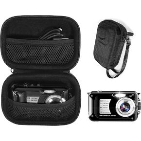 CaseSack Case for Waterproof Camera YISENCE, Yifecial, Kaisoon Tech, Heegomn, Vmotal, S & P Safe and Perfect, Underwater Camera, Kid Underwater Camera/Video Camera