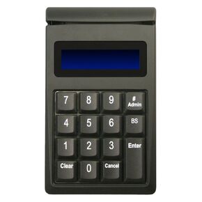Idtech IDKE-534833BE Securekey M130 Encrypted Keypad with MagStripe Card Reader, USB-Keyboard, TDES Encryption, Enhanced Encryption Format, 15 Key, 3 Track, Black