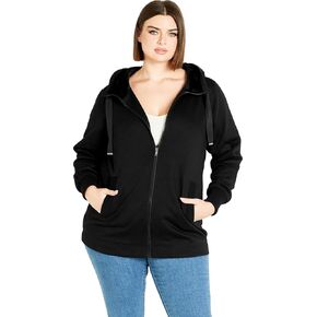 AVENUE Plus Size Felicity Fleece Jacket