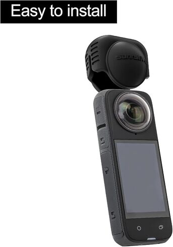غطاء عدسة لـ Insta360 X4، حافظة واقية من السيليكون لـ Insta360 X4 غطاء حماية للعدسة مقاوم للماء ومقاوم للخدش لملحقات حماية كاميرا Insta 360 X4 in Kuwait