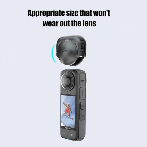 غطاء عدسة لـ Insta360 X4، حافظة واقية من السيليكون لـ Insta360 X4 غطاء حماية للعدسة مقاوم للماء ومقاوم للخدش لملحقات حماية كاميرا Insta 360 X4 in Kuwait