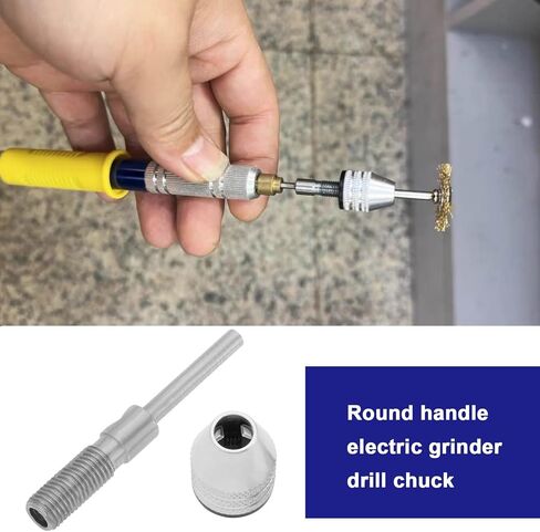 3mm Shaft Keyless Drill Chuck Electric Grinder Drill Chuck Drill Quick Change Adapter Drill Bit Converter Adapter Electric Grinder Accessoriees in Saudi Arabia