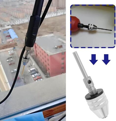 3mm Shaft Keyless Drill Chuck Electric Grinder Drill Chuck Drill Quick Change Adapter Drill Bit Converter Adapter Electric Grinder Accessoriees in Saudi Arabia