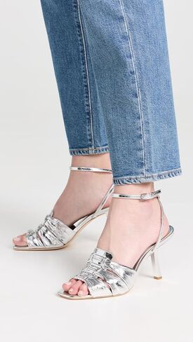 Tory Burch Women's Ruched Heel Sandals 85mm in Saudi Arabia
