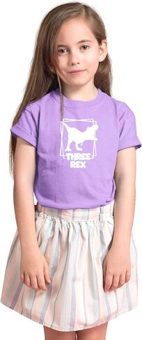 Three Rex - Toddler Clothes - 3 Years Old Birthday Tshirt Funny Outfit Cute Dinosaur Shirt in Saudi Arabia