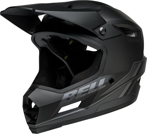 BELL Sanction 2 DLX Mips Adult Full-Face Bike Helmet - Matte Black/White, Medium (55–57 cm) in Saudi Arabia