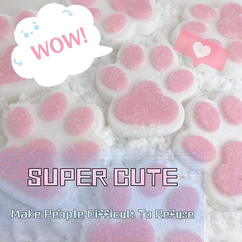 القط الكبير مخلب اسفنجي 5.5 بوصة حجم كبير Squishies ضغط اللعب قرصة الأسرة اسفنجي لطيف لينة سيليكون القطط العملاقة مخلب Tangcii تململ الإجهاد الإغاثة الألعاب الحسية الهدايا للبالغين النساء (أزرق + أبيض) in Kuwait