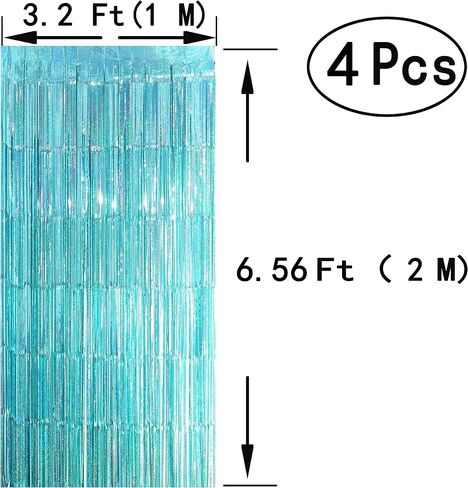 Burgundy Bachelorette Party Tinsel Foil Fringe Curtains - Wedding Bridal Shower Women Birthday Graduation Valentines Mothers Day Party Photo Booth Props Backdrops Decorations, 4pc in Saudi Arabia