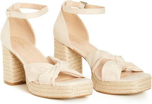 City Chic Women's Apparel Oakley Platform Heel Sandal in Saudi Arabia