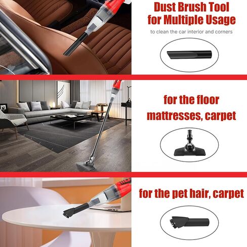 Vacuum Cleaner for Home for Milwaukee 18V Battery 48-11-1850, 30KPA 6in1 Cleaner for Home with Wall Bracket, Stick Vacuum Cleaner for Hard Floor Car Pet Hair Cleaning (NOT Included Battery) in Saudi Arabia