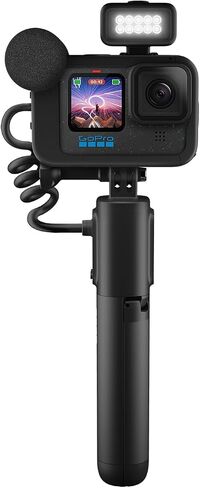 إصدار GoPro HERO12 Black Creator - يتضمن HERO12 Black، وVolta (مقبض البطارية، حامل ثلاثي القوائم، جهاز التحكم عن بعد)، وMedia Mod، وLight Mod، وبطارية Enduro، وحقيبة حمل (متجددة) in Saudi Arabia