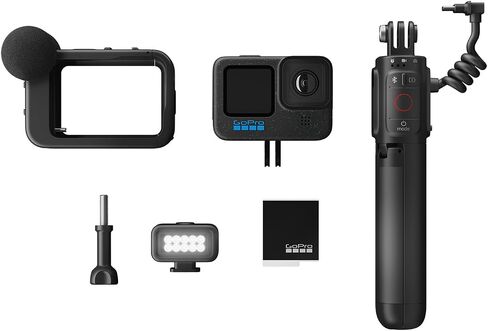إصدار GoPro HERO12 Black Creator - يتضمن HERO12 Black، وVolta (مقبض البطارية، حامل ثلاثي القوائم، جهاز التحكم عن بعد)، وMedia Mod، وLight Mod، وبطارية Enduro، وحقيبة حمل (متجددة) in Saudi Arabia