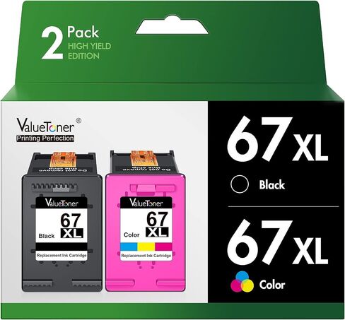 Valuetoner Remanufactured Ink Cartridges Replacement for HP 952XL Black 952 XL Ink Cartridges Combo Pack High Yield for OfficeJet Pro 8710 8720 7740 8210 8715 8740 7720 8702 Printer (2-Black) in Saudi Arabia