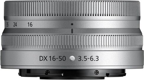 عدسة Nikon NIKKOR Z DX مقاس 16-50 مم f/3.5-6.3 VR (فضية) + حقيبة عدسة + محفظة بطاقة الذاكرة + بطاقة ذاكرة Ultra 64 جيجابايت + مرشح عدسة UV + حامل ثلاثي القوائم مرن مقاس 12 بوصة + برنامج تحرير الصور + المزيد (متجدد) in Saudi Arabia