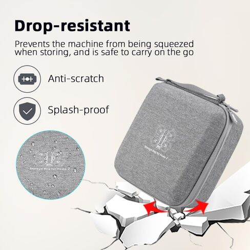 حقيبة حمل صلبة لطائرة DJI Avata 2 بدون طيار، حقيبة حمل محمولة للسفر لـ DJI Avata 2/Goggles 3/RC Motion 3/DJI FPV Controller (لنظارات Goggles 3/RC Motion 3/AVATA 2) in Kuwait