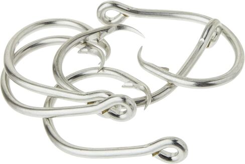 Mustad Classic 2 Extra Strong in Line Point Duratin Circle Fishing Hook | Strong for Heavy Tuna | Fewer Deep Hooks For Catch and Release, [Size 20/0,Pack 5] in Saudi Arabia