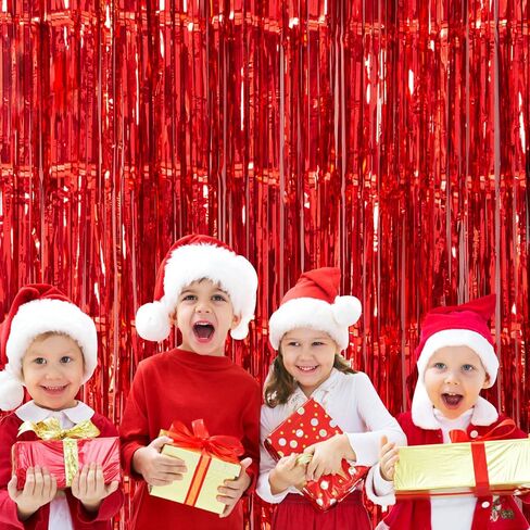4 Pack 3.2x8.2ft Orange Tinsel Curtain Party Backdrop - Choonshow Foil Fringe Curtain Orange Party Decor Streamers for Birthday Baby Shower Bachelorette Euphoria Theme Party Decorations in Saudi Arabia