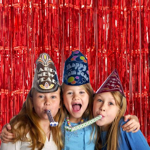 4 Pack 3.2x8.2ft Orange Tinsel Curtain Party Backdrop - Choonshow Foil Fringe Curtain Orange Party Decor Streamers for Birthday Baby Shower Bachelorette Euphoria Theme Party Decorations in Saudi Arabia