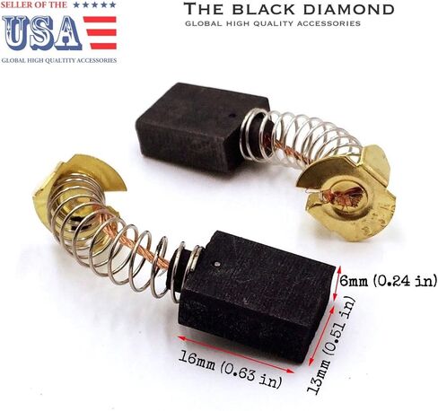 Replacement Part CB154 Motor Carbon Brushes (1 pair) for Makita Power Tools, Grinder, Drills, Planer, Router, Saw, Groove Cutter, Impact Wrench, Polisher, Sander, Hammer in Saudi Arabia