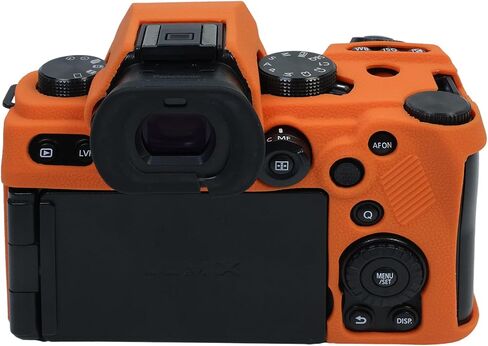 Protective Case for Panasonic LUMIX S5II/S5IIX,【Case*1 Screen Protector*2 Hot Shoe Cover*1】 LUMIX DC-S5II Camera Cover Full Body Case for DC-S5IIX Lightweight Shockproof-Black in Saudi Arabia
