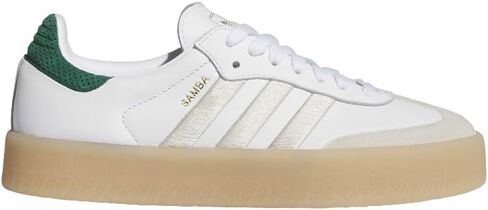 adidas Sambae Womens Shoes (Off White Green, 9) in Saudi Arabia