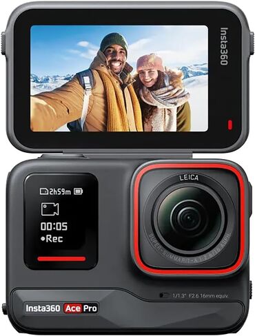 Insta360 Ace Pro Standalone 279665: 4K120 إطارًا في الثانية، حزمة مقاومة للماء مع حامل ثلاثي القوائم لتسجيل الفيديو، عصا سيلفي 3 في 1، مقبض طاقة 4000 مللي أمبير في الساعة، بطاقة 256 جيجابايت، مجموعة عمل خارجية وحزمة حماية محسنة CPS لمدة 3 سنوات in Saudi Arabia