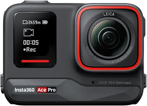 Insta360 Ace Pro Standalone 279665: 4K120 إطارًا في الثانية، حزمة مقاومة للماء مع حامل ثلاثي القوائم لتسجيل الفيديو، عصا سيلفي 3 في 1، مقبض طاقة 4000 مللي أمبير في الساعة، بطاقة 256 جيجابايت، مجموعة عمل خارجية وحزمة حماية محسنة CPS لمدة 3 سنوات in Saudi Arabia