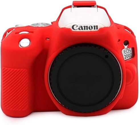 غطاء حماية من السيليكون من كينوكو لكاميرا Canon EOS 200D/Rebel SL2 - أبيض in Kuwait