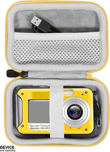 CaseSack Case for Waterproof Camera YISENCE, Yifecial, Kaisoon Tech, Heegomn, Vmotal, S & P Safe and Perfect, Underwater Camera, Kid Underwater Camera/Video Camera in Saudi Arabia