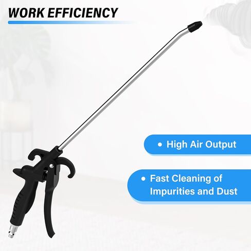 TAILONZ PNEUMATIC 1/4 "NPT Yellow Longer Dust Blowing Gun Air Blow Gun Air Pump Spray Gun Dust Blowing Gun Removal Dust Blowing Air Compressor Blowing Tool Accessory For Air Compressor Accessories in Kuwait