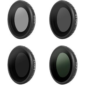 Waterproof Lens Filter Sports Camera Accessories for Insta360 GO3S/GO3/GO2,Double-Sided Multilayer Coating Filters Scratch-Proof Optical Glass Filter Set (ND8/16/32+CPL)